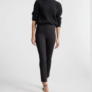 Quince Black Ankle Cropped Pants